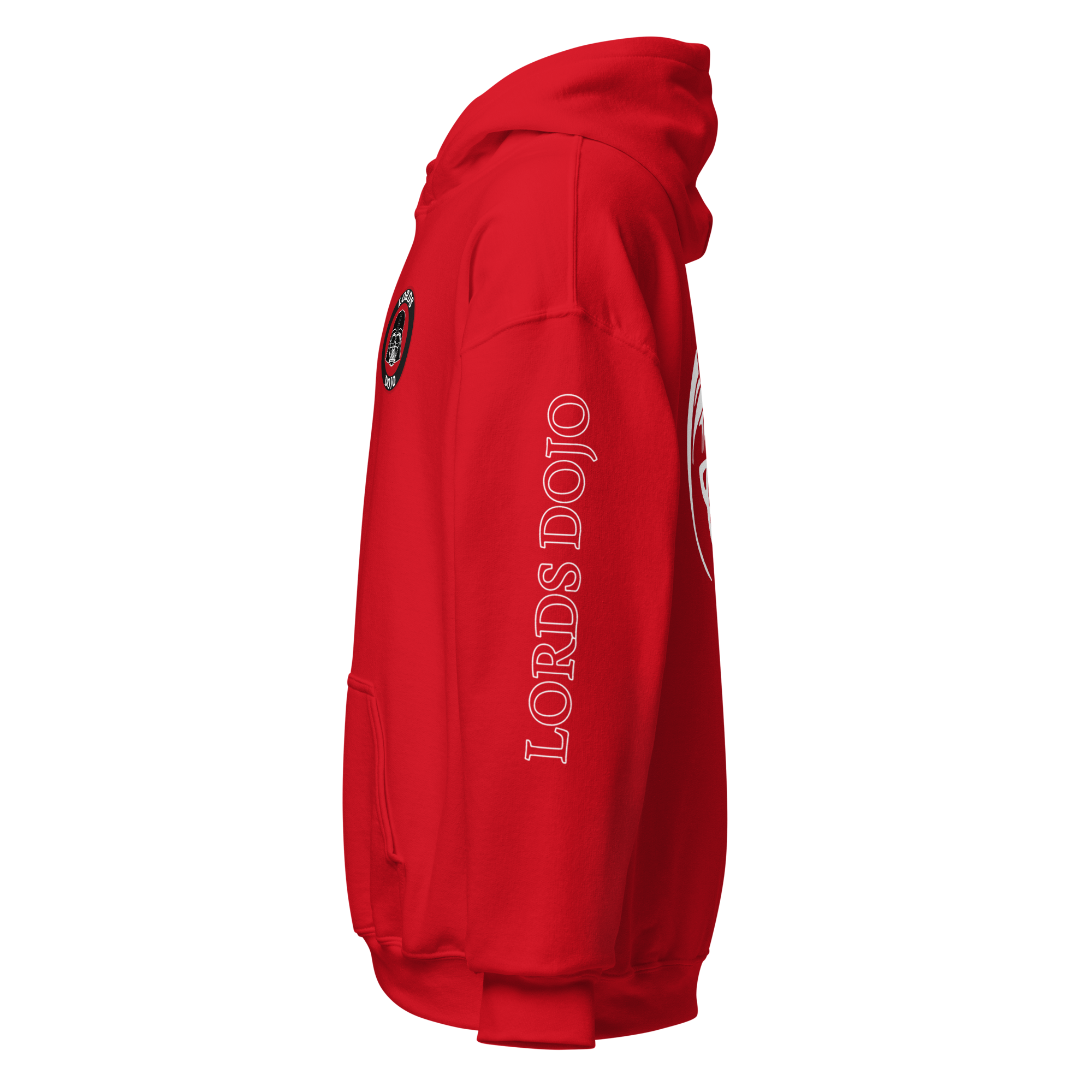 Pullover Hoodie - Red - Image 4