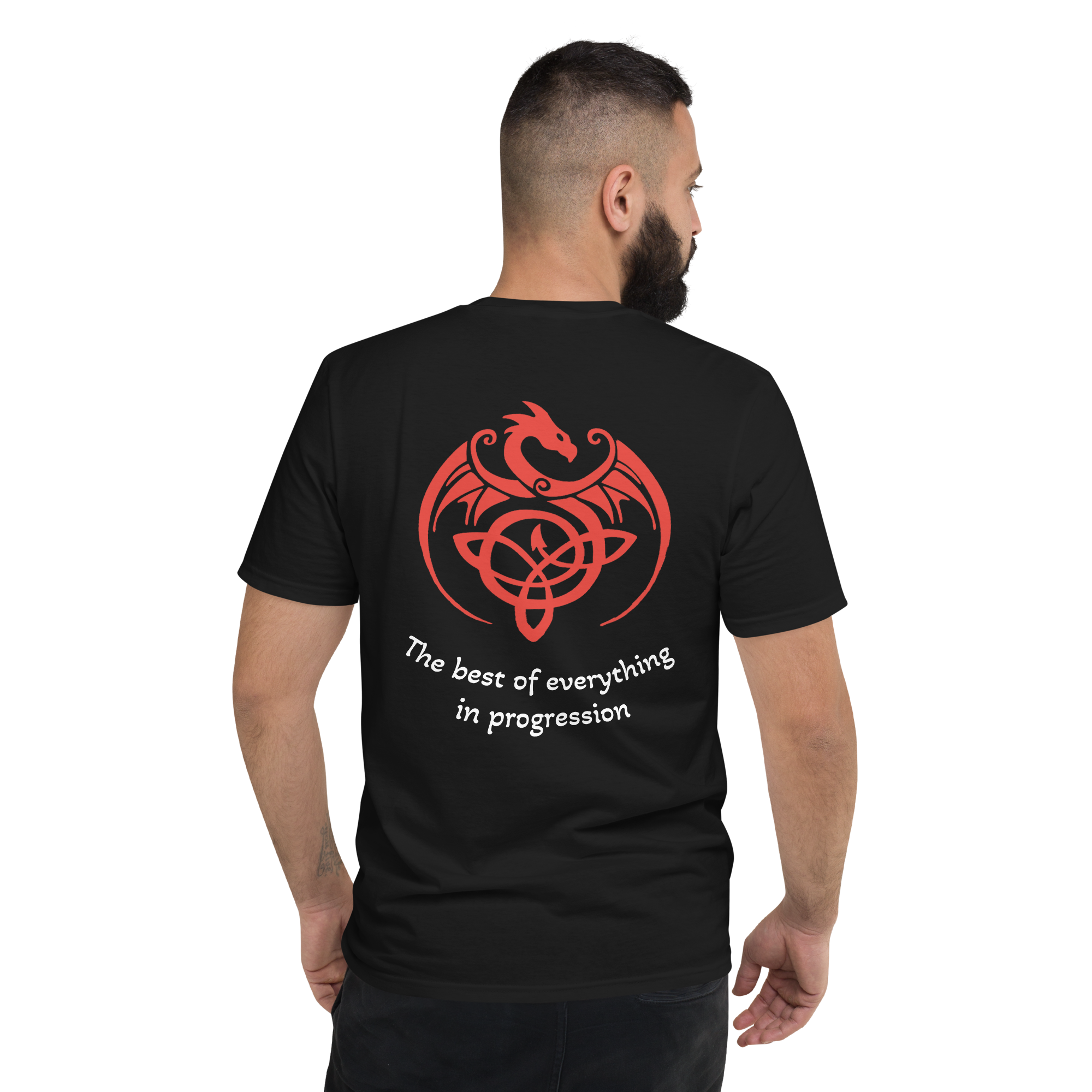 Martial Arts Gym T-Shirt - Black - Image 4